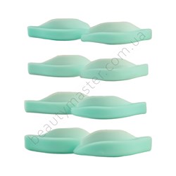 Lash lamination rollers turquoise set, 4 pairs