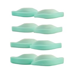Lash lamination rollers turquoise set, 4 pairs
