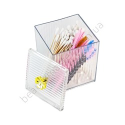 Acrylic organizer single with lid