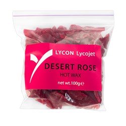 Lycon Lycojet hot wax with rose and chamomile desert rose 100 g