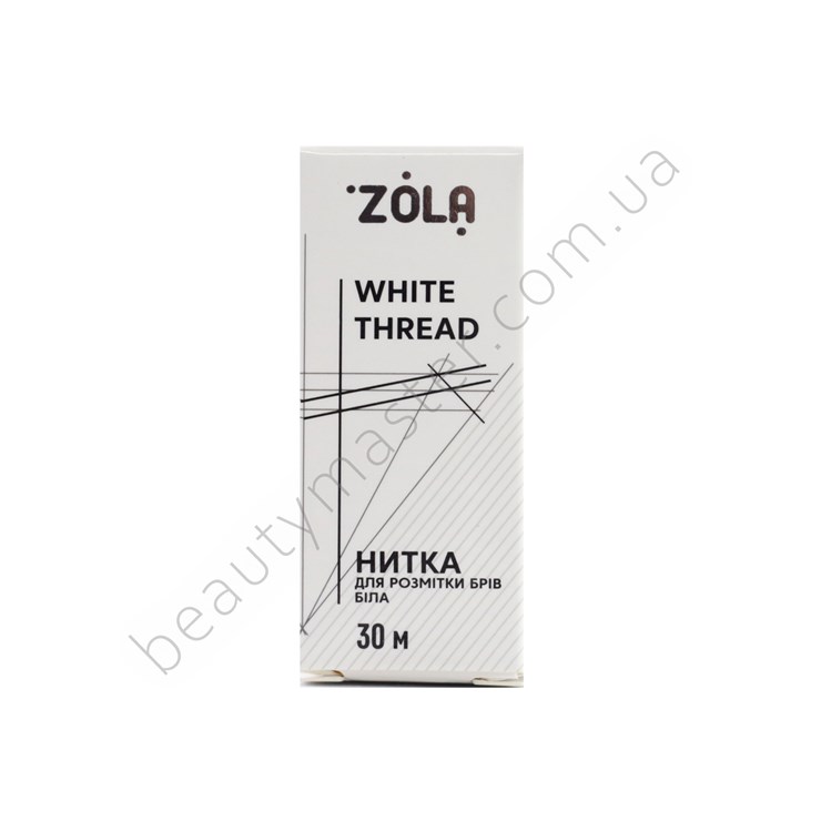 ZOLA Marking thread 30 m white