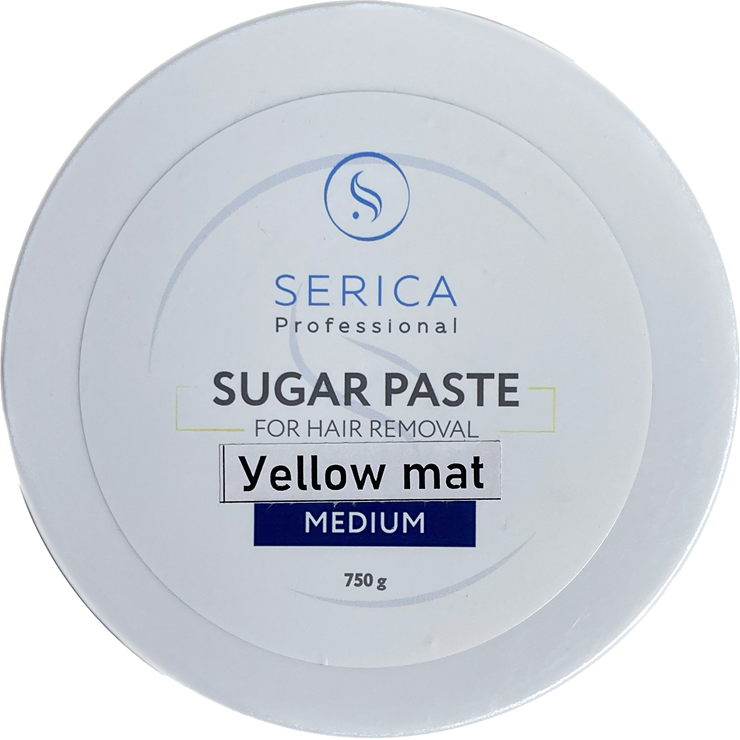 Serica Матовая сахарная паста Medium желтая 750 г