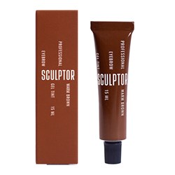 SCULPTOR Гель-краска для бровей warm brown 15 мл