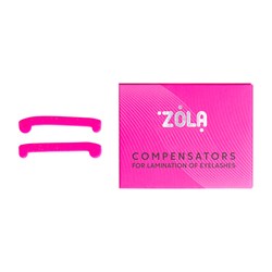 ZOLA Компенсаторы для ламинирования ресниц, розовые