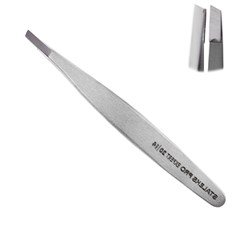 Staleks eyebrow tweezers Expert 20/4 (beveled), metal