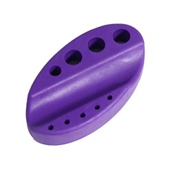 Подставка для капс и ПМ машинки овальная силиконовая фиолетовая