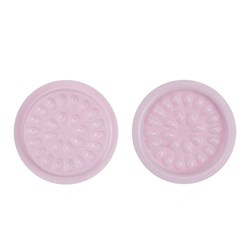 Paleta de pegamento para 26 agujeros, rosa claro, 100 uds.