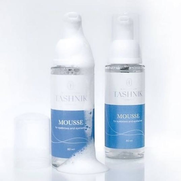 TASHNIK COSMETICS shampoo mousse for eyebrows and eyelashes 80 ml