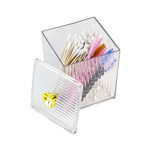 Acrylic organizer single with lid