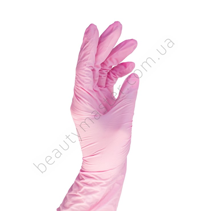 Rękawice nitrylowe SEF SFM (3,4 g), różowe, rozmiar XS, opakowanie 100 szt.