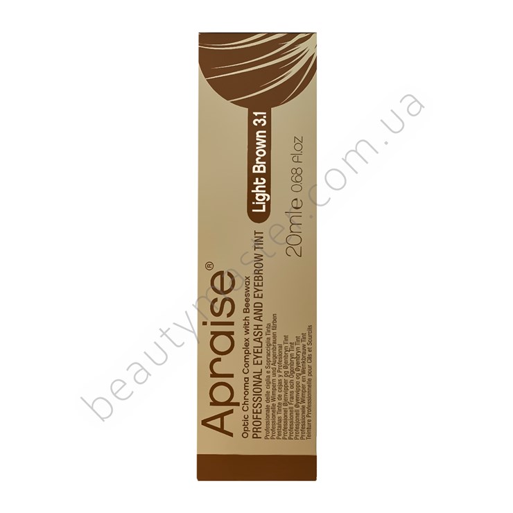 Apraise Eyebrow and lash dye light brown 3.1 AMMYCK FREE, 20 ml