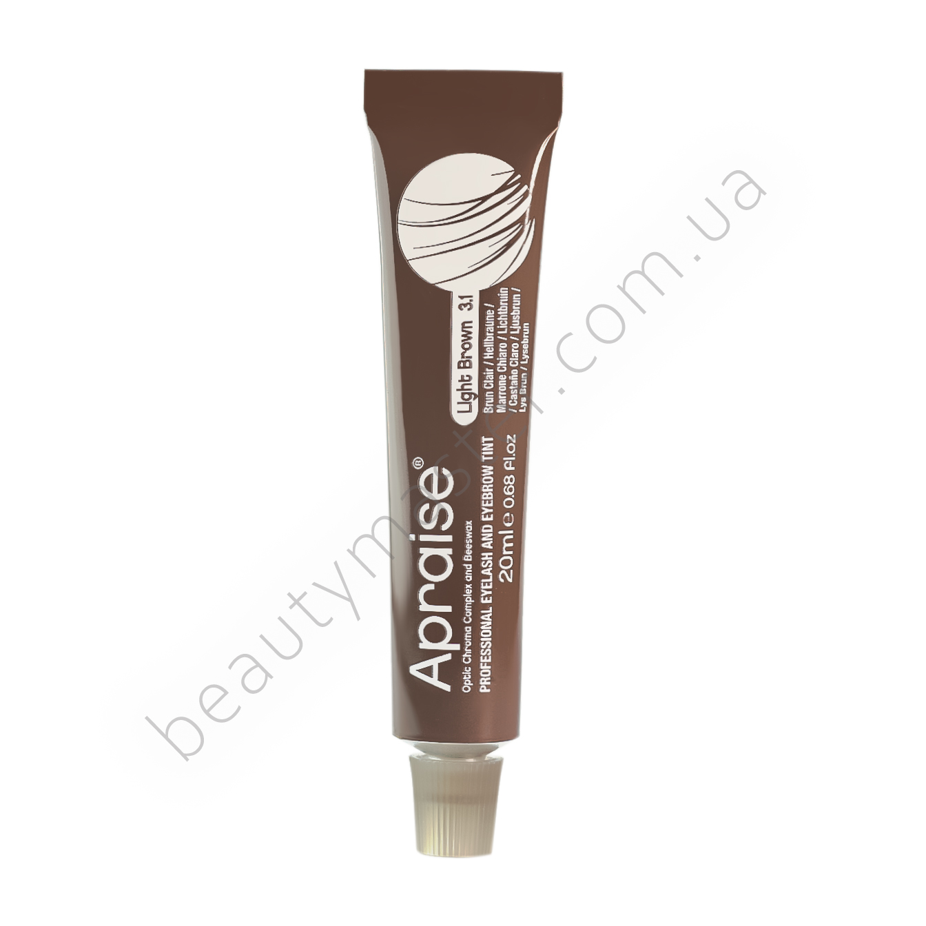 Apraise Eyebrow and lash dye light brown 3.1 AMMYCK FREE, 20 ml