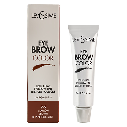 Levissime Eye brow color фарба 7-5 коричнева
