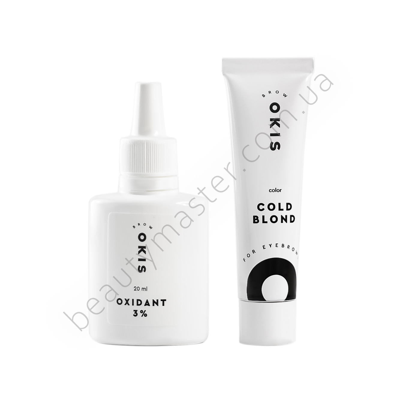 OKIS BROW Фарба для брів Cold blond 15 мл із окислювачем 20 мл