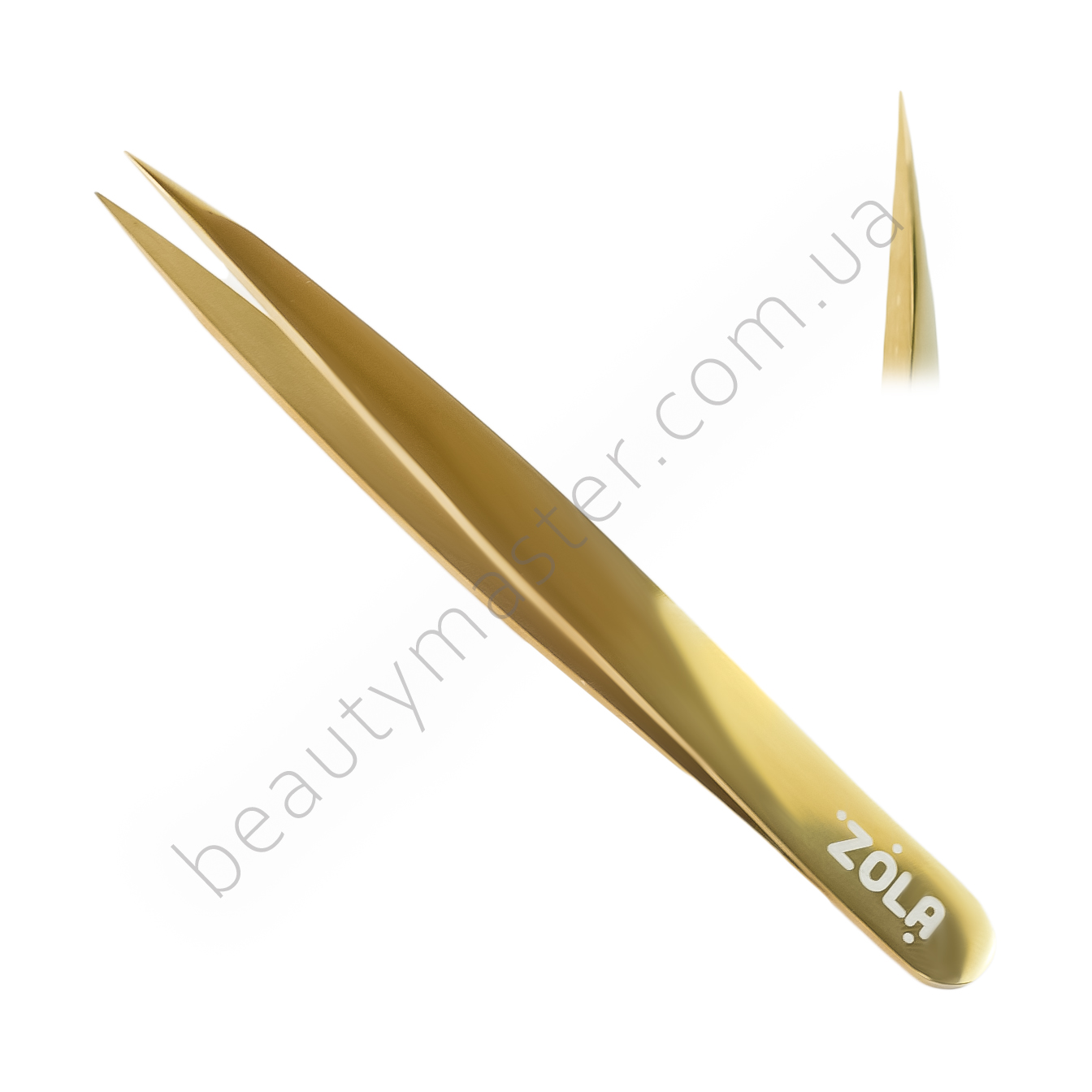 ZOLA Пинцет для бровей GOLD точечный