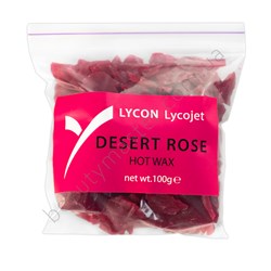 Lycon Lycojet cera caliente con rosa y manzanilla rosa del desierto 100 g