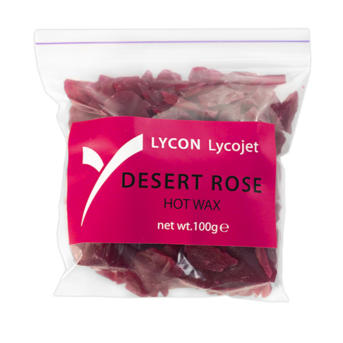 Lycon Lycojet горячий воск с розой и ромашкой desert rose 100 г