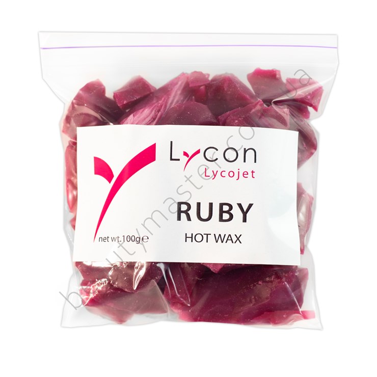 Lycon Lycojet hot wax with Ruby shimmer 100 g