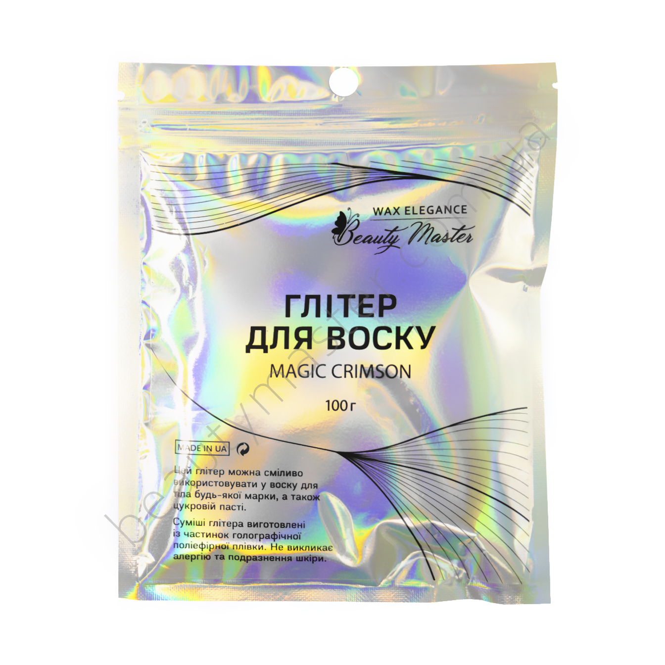 Beauty Master Glitter for wax "MAGIC CRIMSON" 100 g