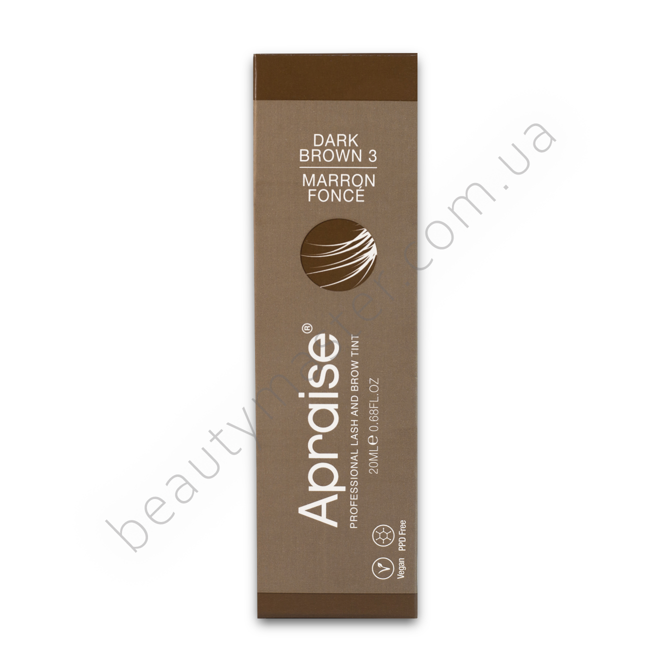 Apraise VEGAN PPD FREE Фарба 3 темно-коричневий dark brown 20 мл