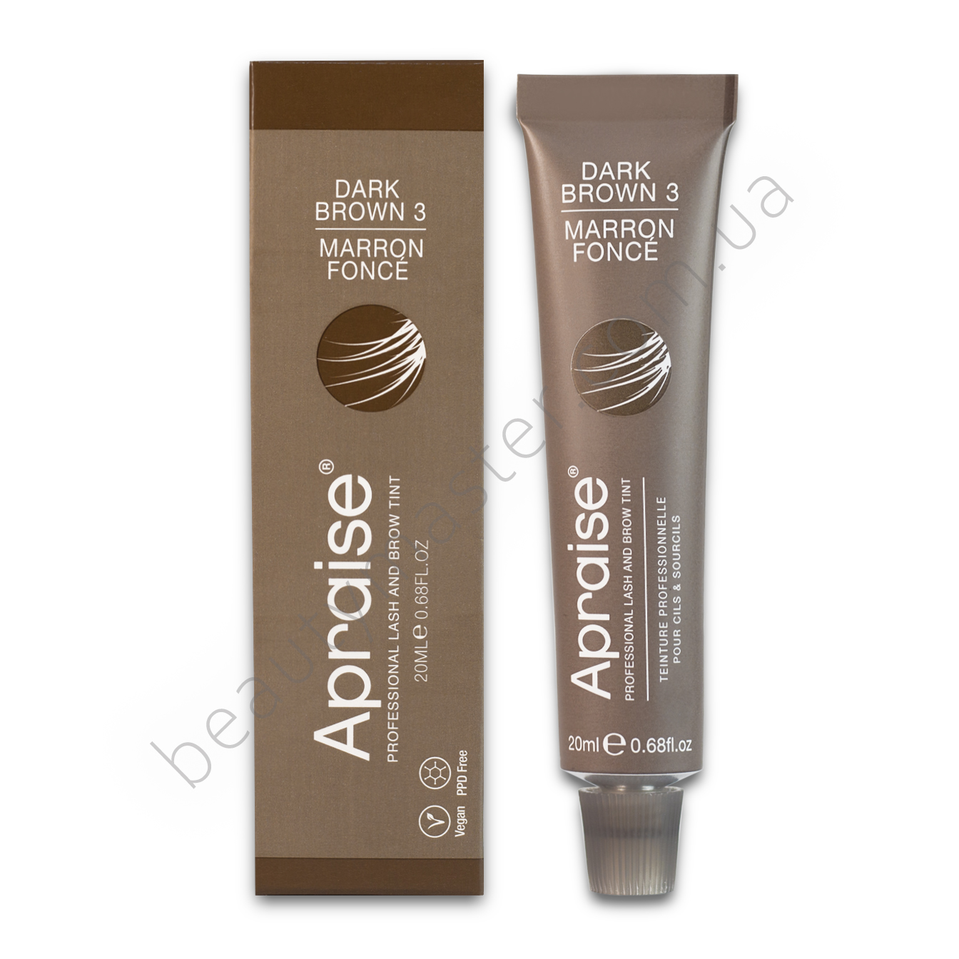 Apraise VEGAN PPD FREE Фарба 3 темно-коричневий dark brown 20 мл