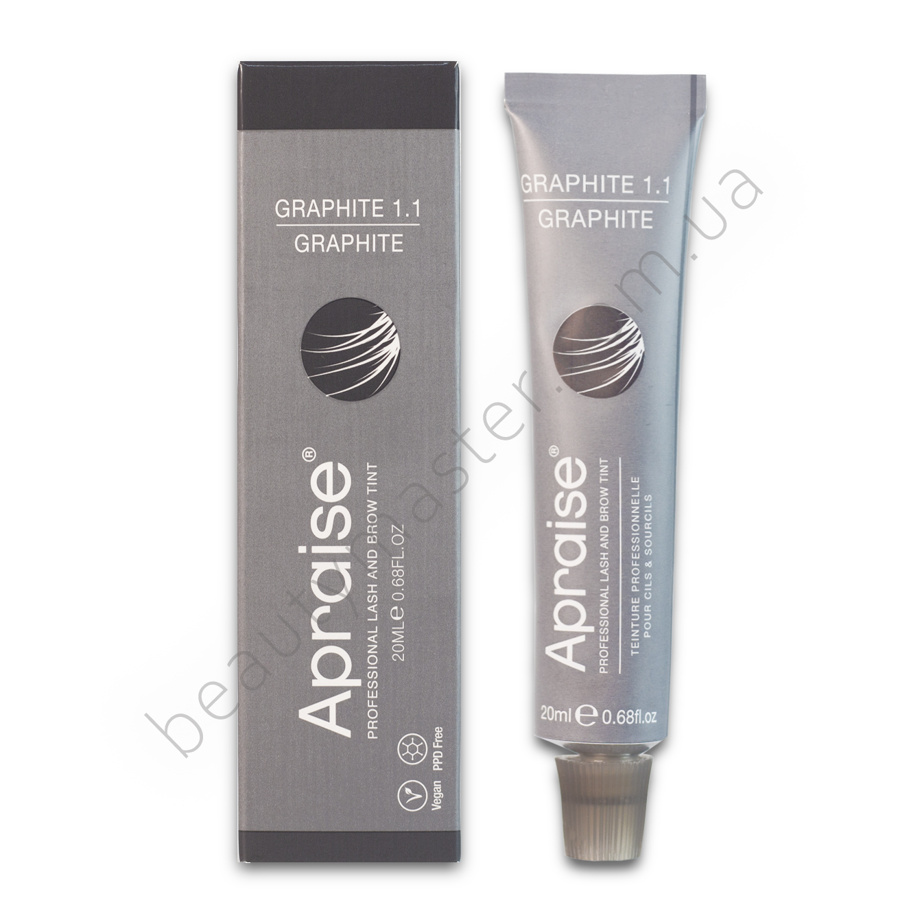 Apraise VEGAN PPD FREE Paint 1.1 graphite gray 20 ml