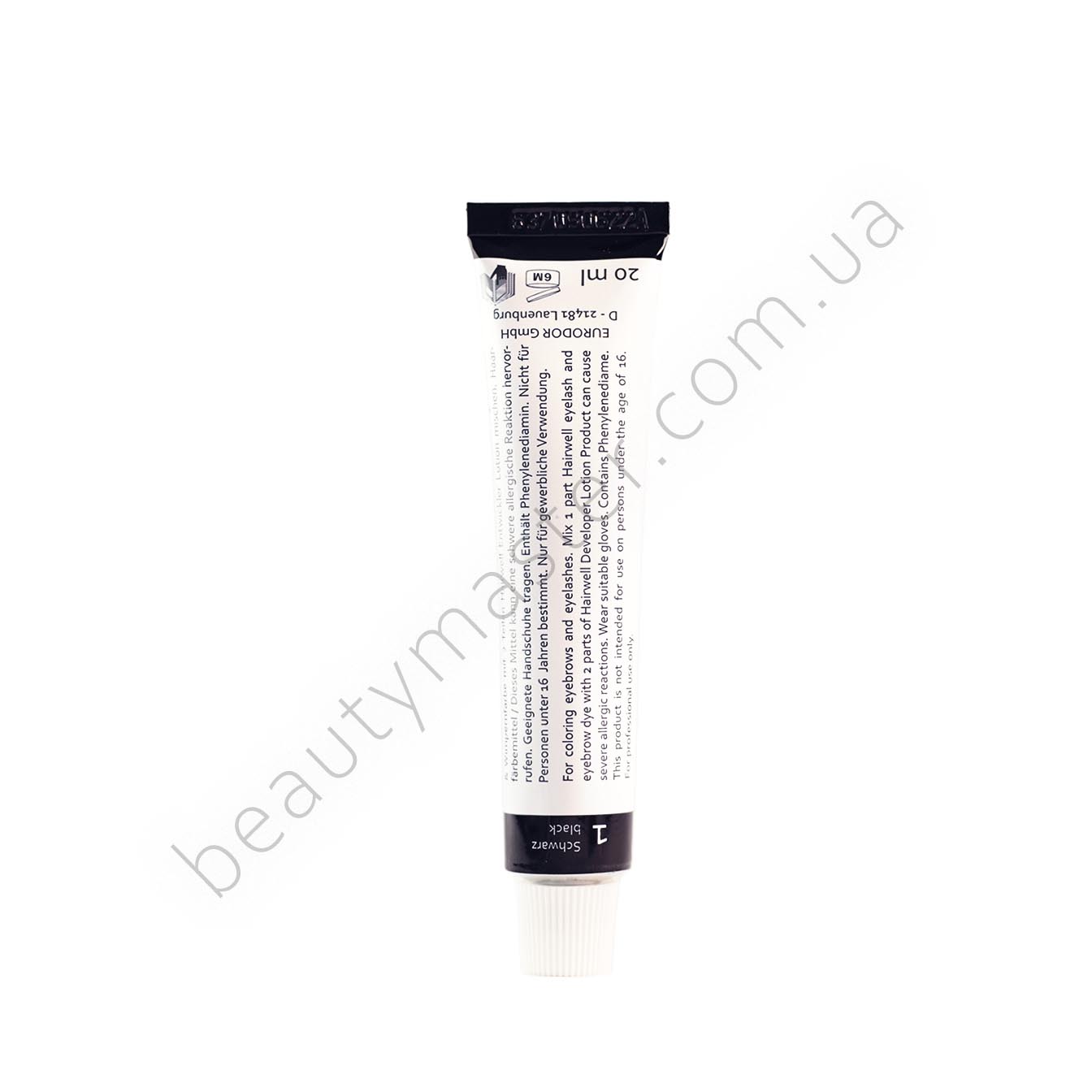 HAIR WELL Eyebrow and eyelash dye No.1 black 20 ml