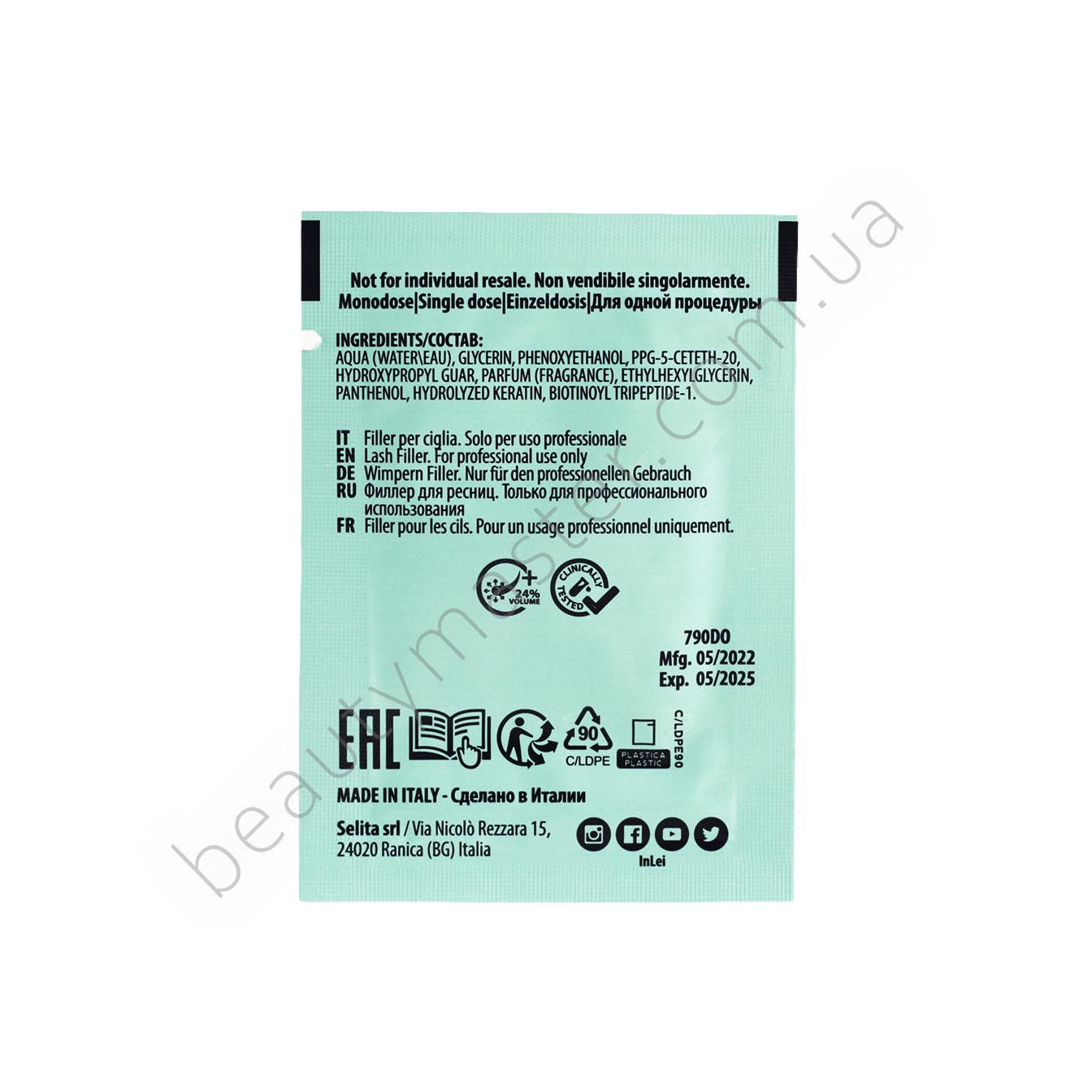 In Lei sachet Filler3; 1,5ml