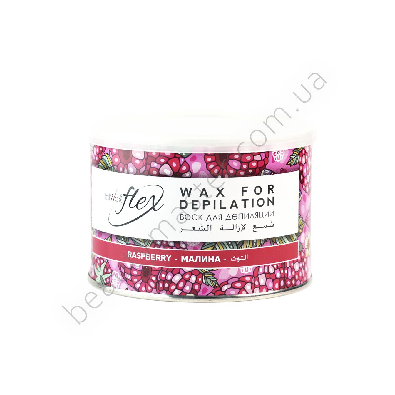 Italwax Малина Flex теплый воск для депиляции в банке, 400мл
