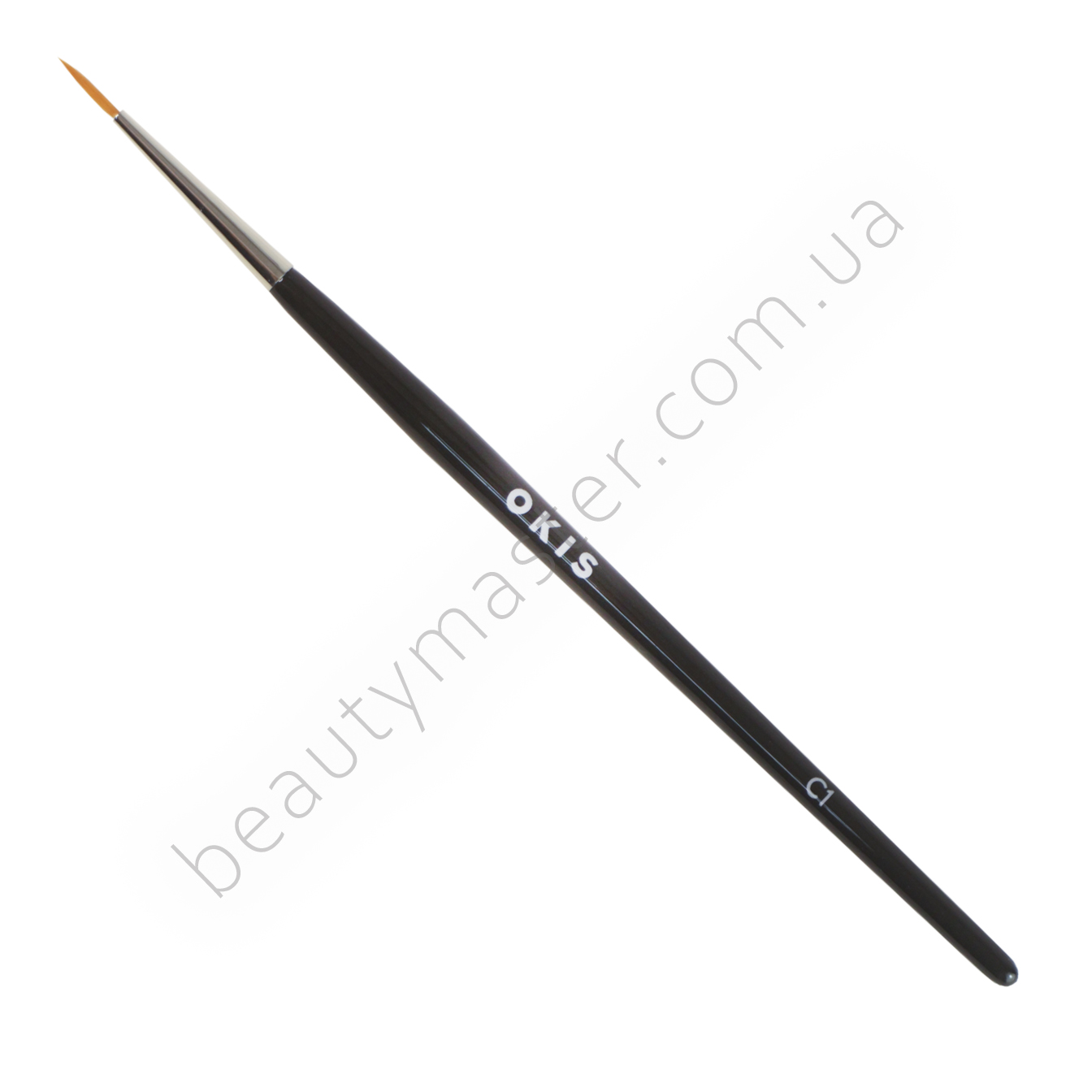OKIS BROW Пензель C1 black круглий для фарби з нейлону
