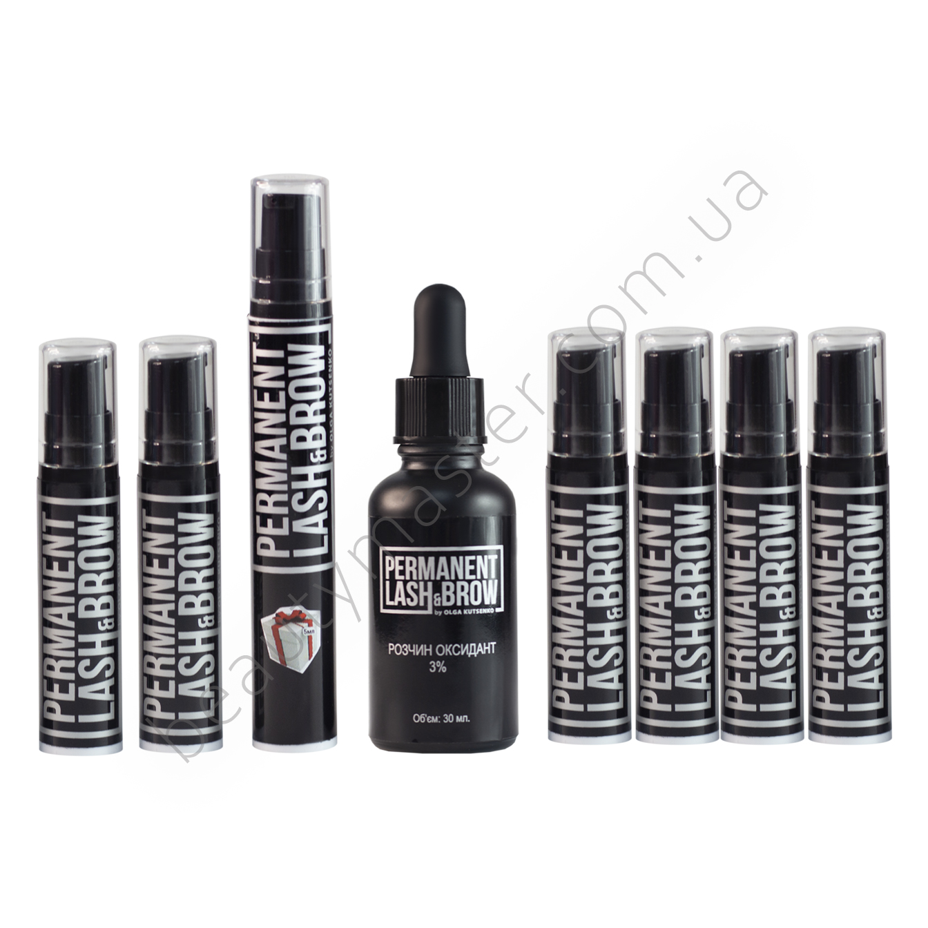 Permanent l&b Набор Крем-хны (1, 2, 3, 6, 7, 8, 9)+окислитель