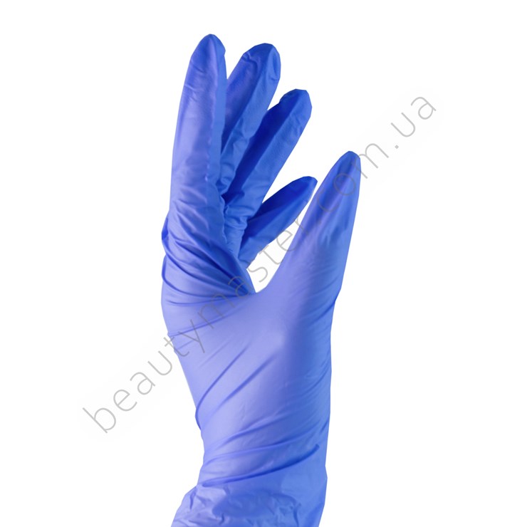 Rękawice nitrylowe SEF (3,4 g), niebieskie, rozmiar M, opakowanie 100 szt.