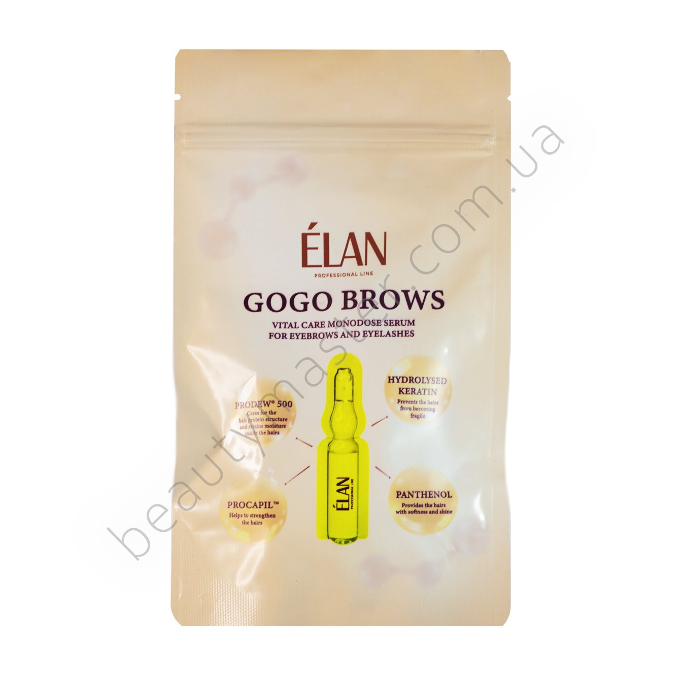 ELAN GOGO BROWS serum for eyebrows and eyelashes 10 ampoules x 1 ml