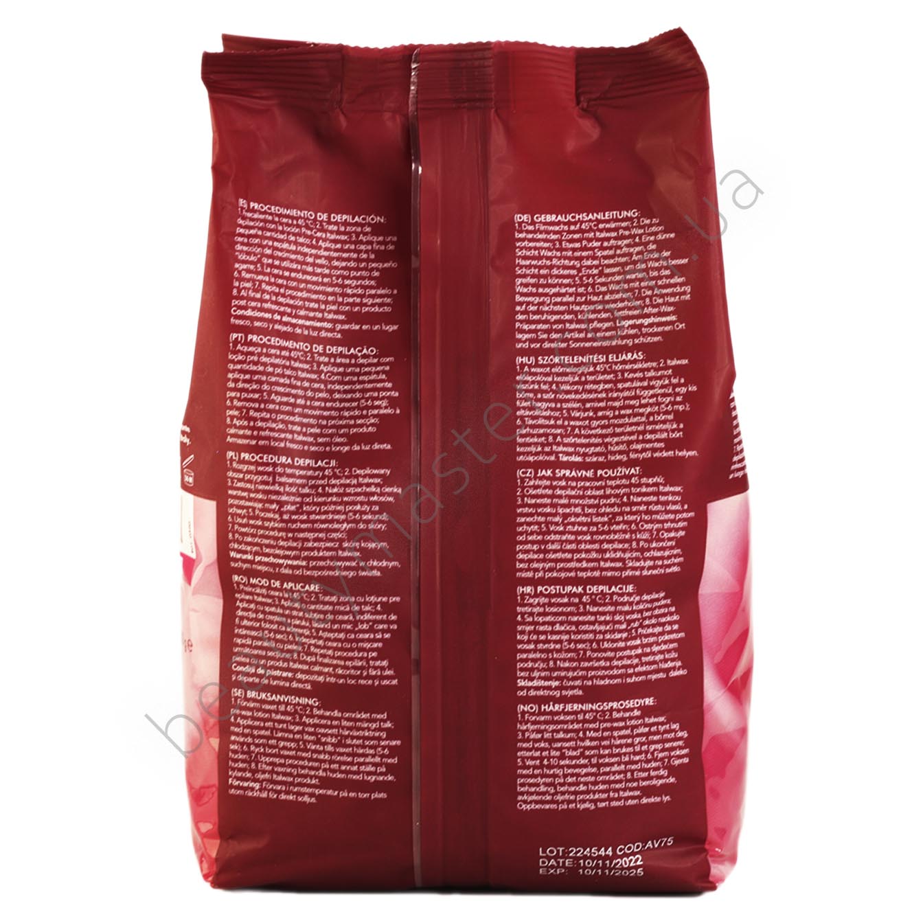 ItalWax Гарячий плівковий віск Троянда 1кг