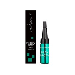 EKKOBEAUTY Хна для бровей Dark brown 7 г