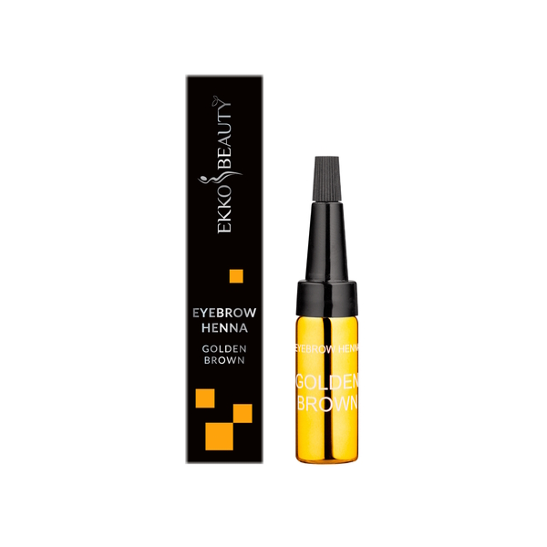 EKKOBEAUTY Złoto-brązowa henna do brwi 7 g