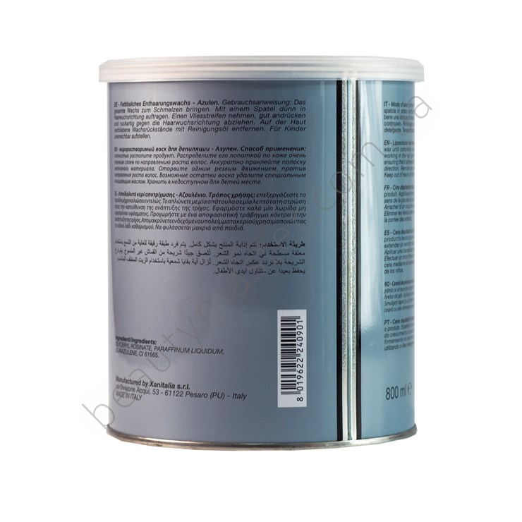 Xanitalia Wax in a jar warm Azulen 800 ml