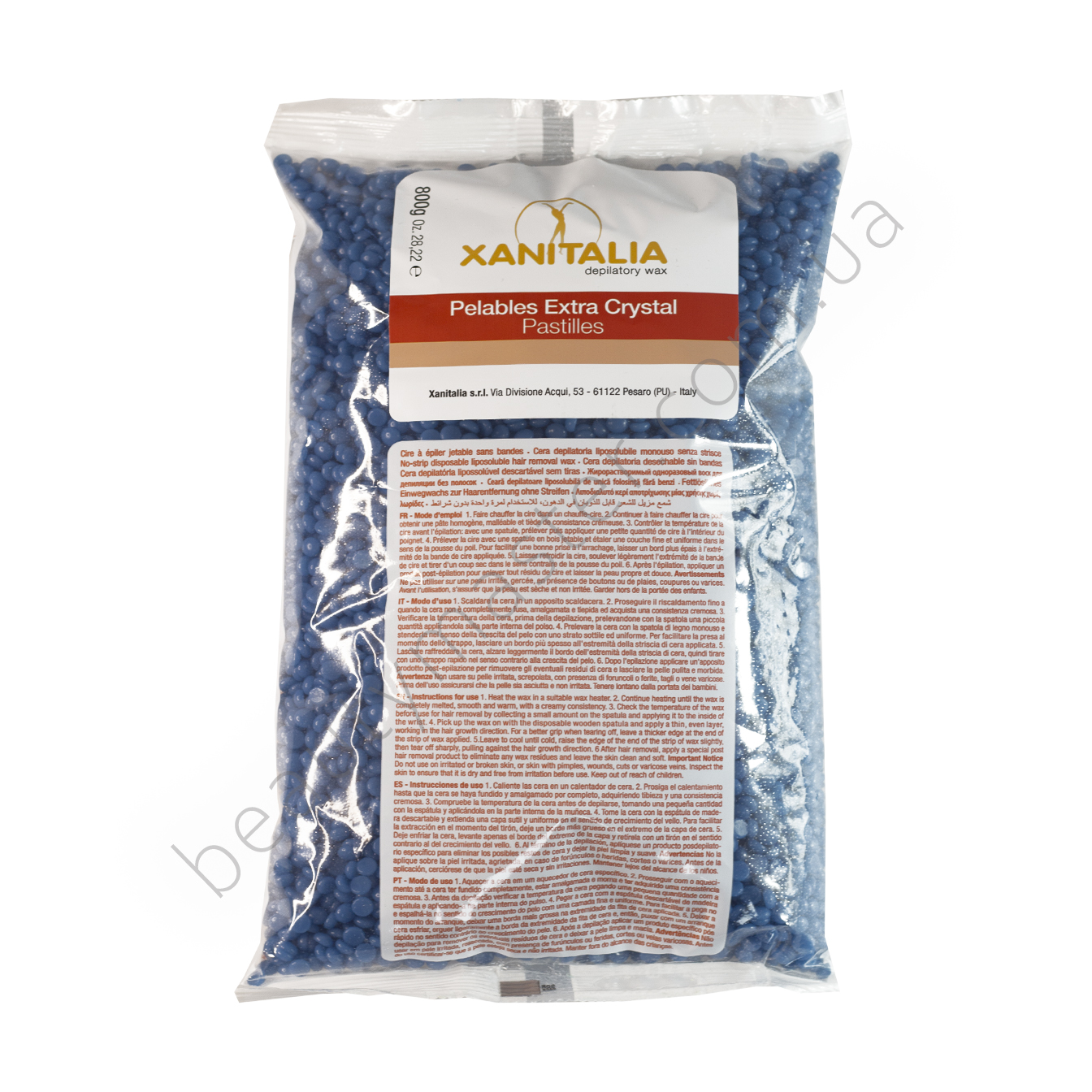 Xanitalia Wax in granules synthetic Ocean Blue 800 gr