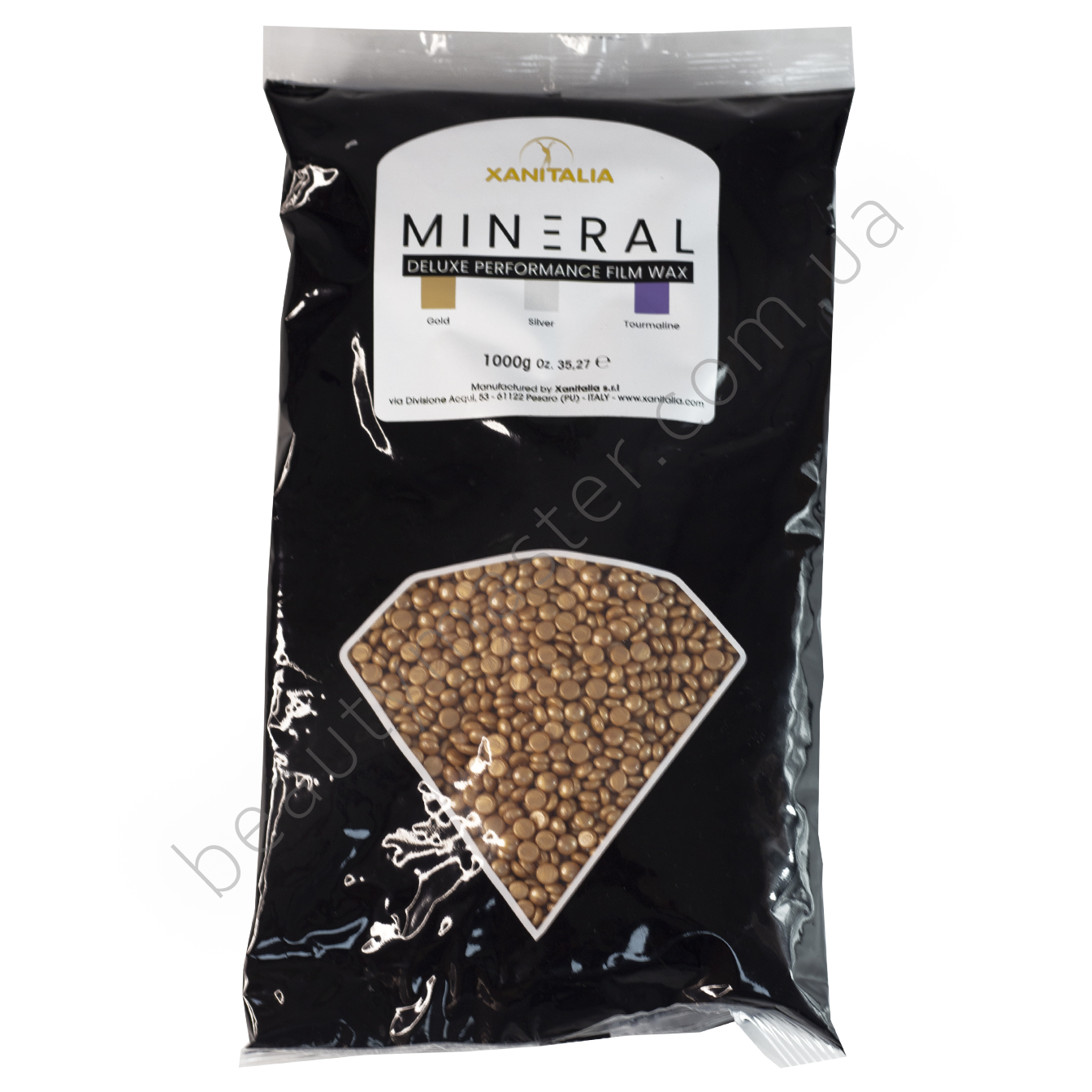 Xanitalia Wax in granules Gold Mineral Delux 1 kg