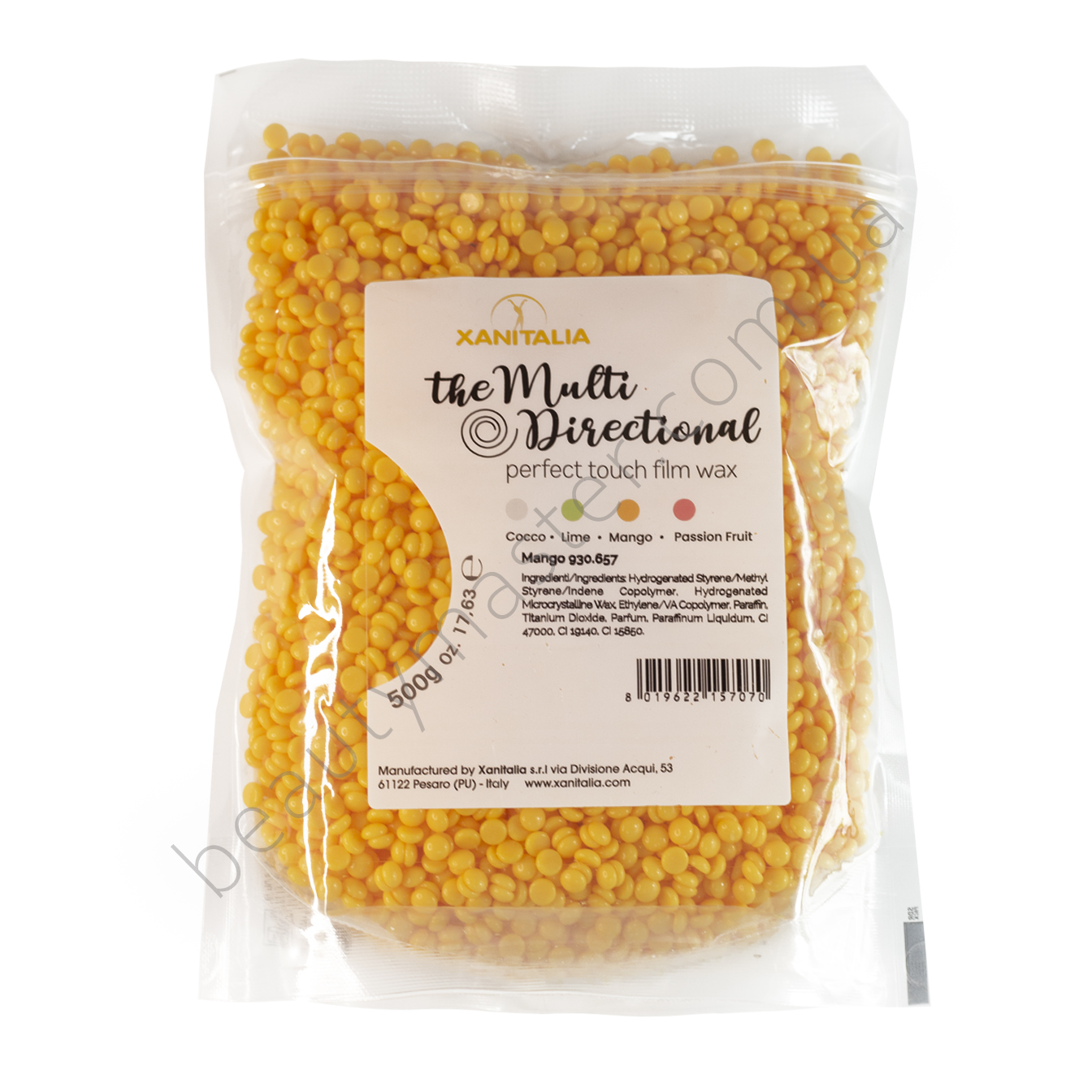 Xanitalia Wax in granules synthetic. Tropical Mango 500 gr