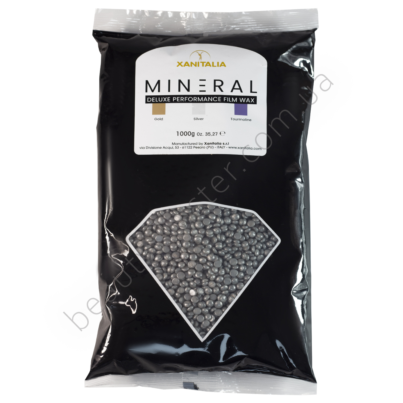 Xanitalia Wax in granules Silver Mineral Delux 1 kg