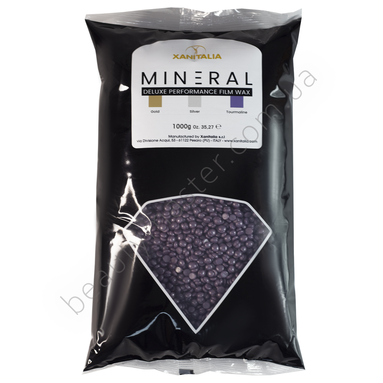 Xanitalia Воск в гранулах Турмалин Mineral Delux 1 кг