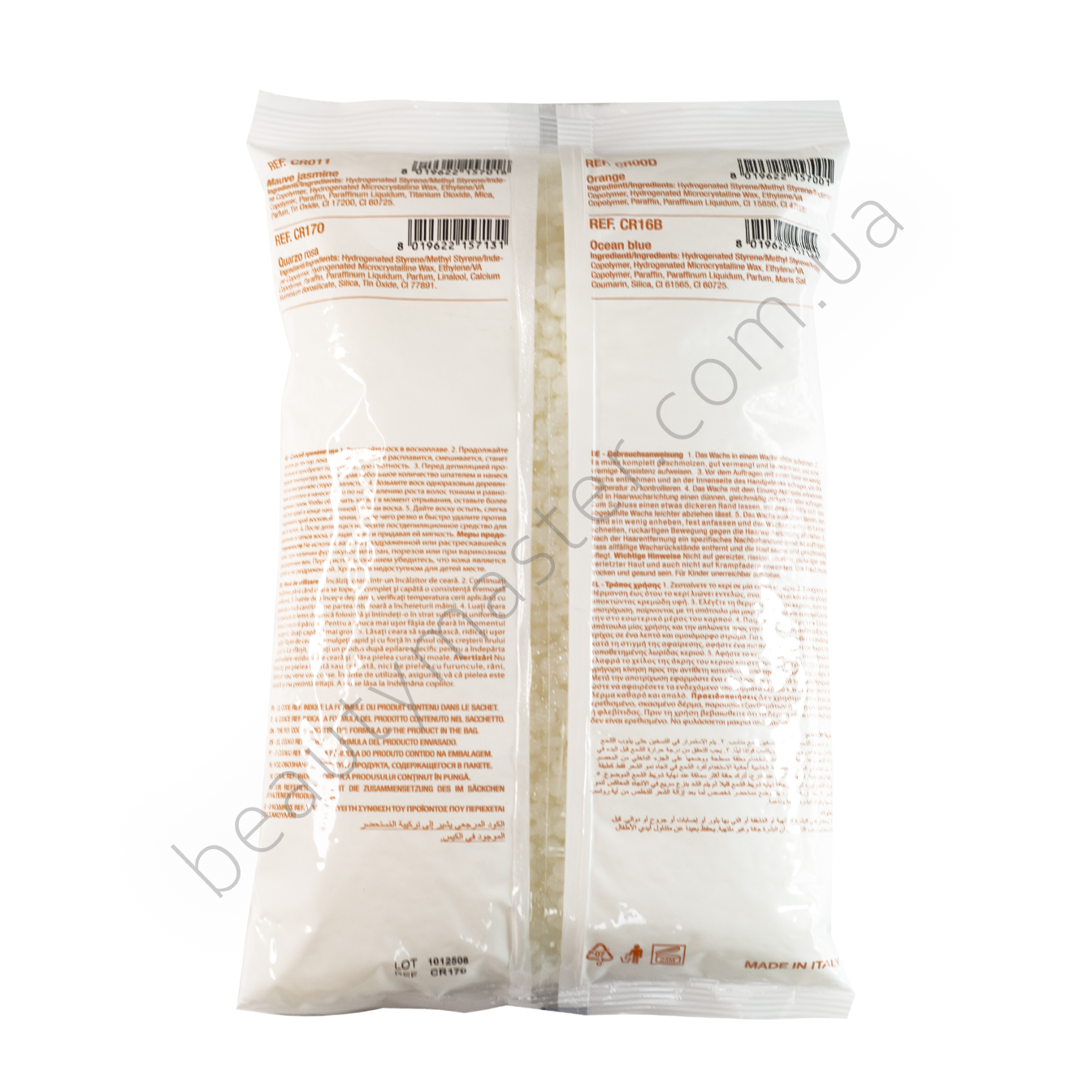 Xanitalia Cristal Cuarzo Blanco 800 gr Cera sintética granulada de cuarzo rosa 800 gr