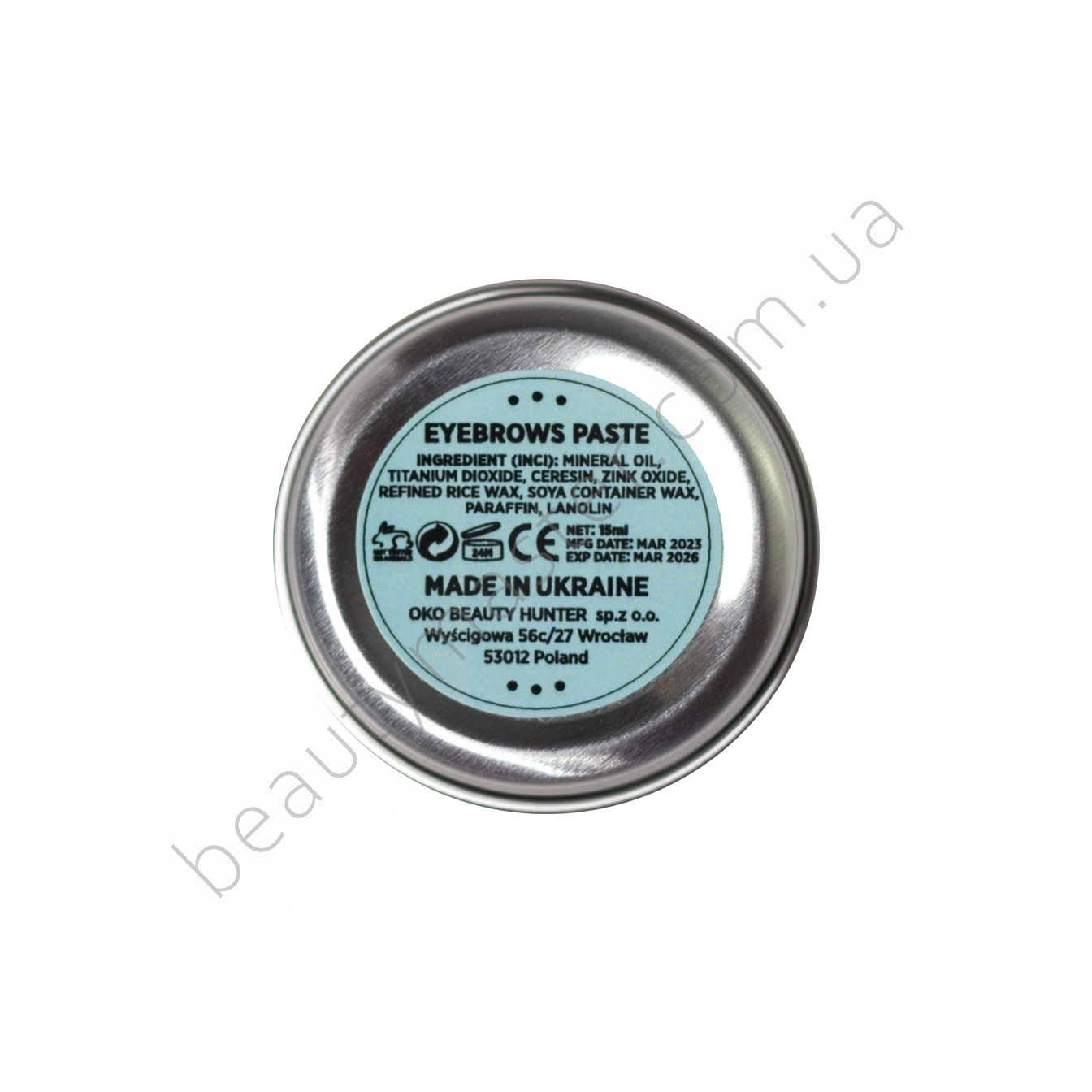 OKO Паста для разметки бровей White Pearl 15 мл