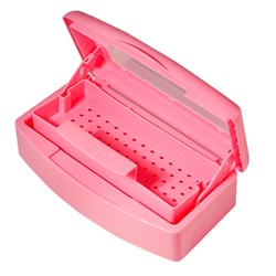 Contenedor de desinfección rosa