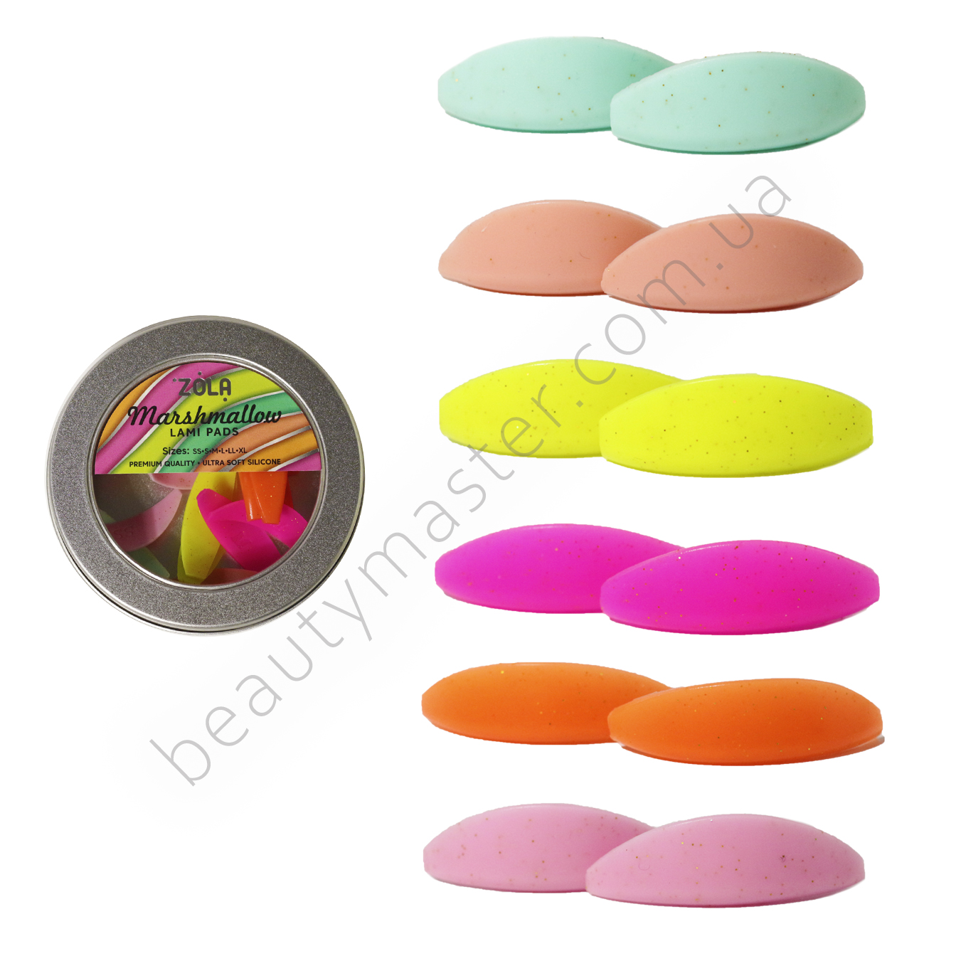 ZOLA Валики для ліфтингу Marshmallow lami pads 6 пар