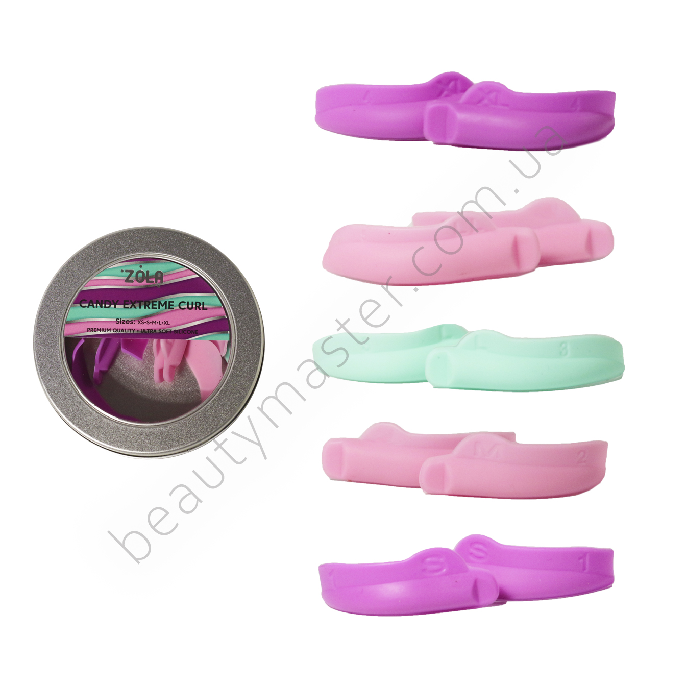 ZOLA Валики для завитка Candy extreme curl 5 пар