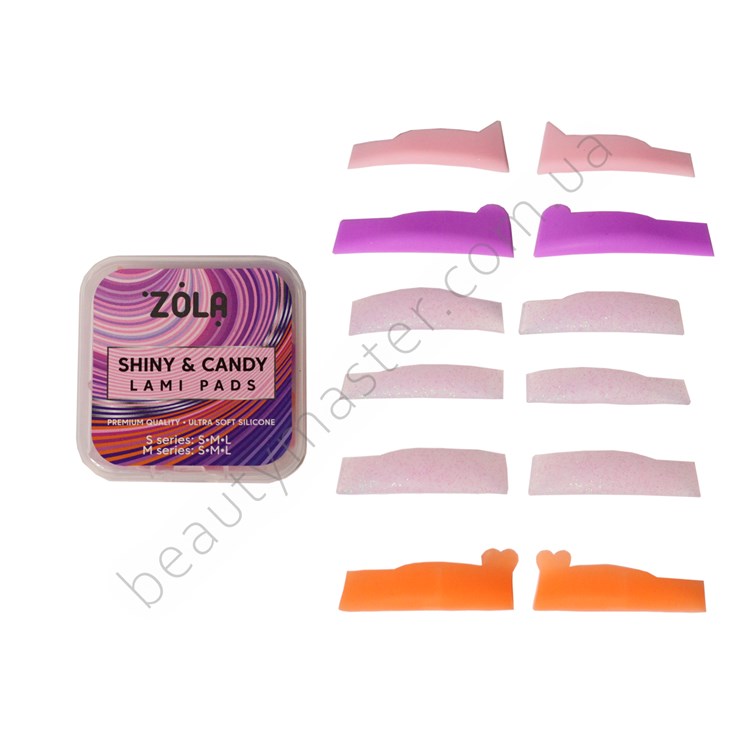ZOLA Валики для лифтинга Shiny & candy lami pads 6 пар
