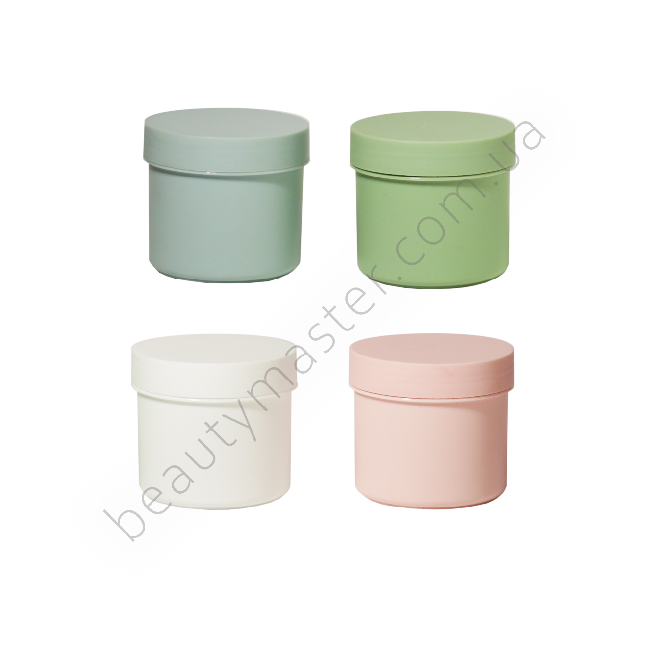 Набор баночек матовых в аcсортименте 4 шт, по 150 мл