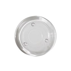 Paleta para mezclar pinturas y henna cristal d11cm